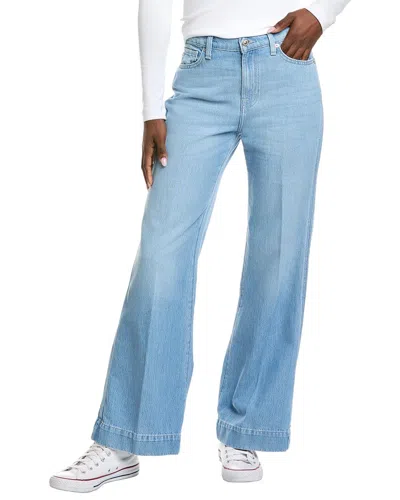 7 For All Mankind Dojo Ideal Slim Evolution Flare Leg Trouser Jean In Blue