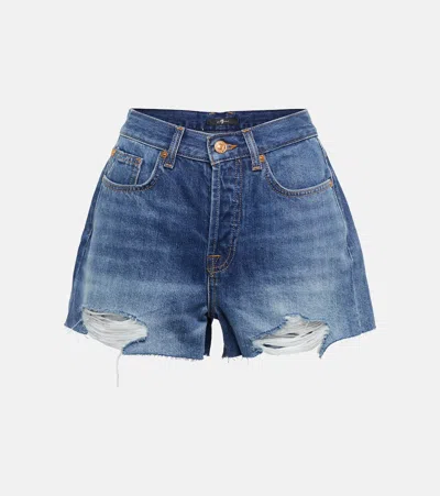 7 For All Mankind Jeansshorts Monroe In Rock W Me