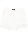 7 For All Mankind Tailored Slouch Brilliant White Short In 白色