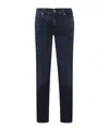 7 For All Mankind Multi-pocket Denim Trousers In Black