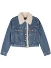 7 For All Mankind Outerwears In Mid Blue