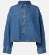 7 For All Mankind Nina Cropped Denim Shirt