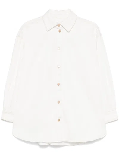 7 For All Mankind Nina Shirt In White
