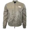 7 FOR ALL MANKIND NYLON BOMBER JACKET IN STONE GRAY