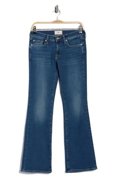 7 For All Mankind Original Bootcut Tailorless Jeans In Blue