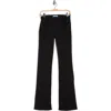 7 For All Mankind Original Low Rise Boot Cut Stretch Jeans In Black