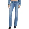 7 For All Mankind Original Womens Distressed Denim Bootcut Jeans