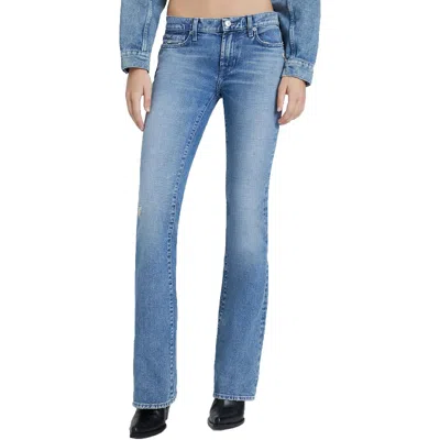 7 For All Mankind Original Womens Distressed Denim Bootcut Jeans