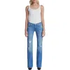 7 For All Mankind Original Womens Distressed Denim Bootcut Jeans