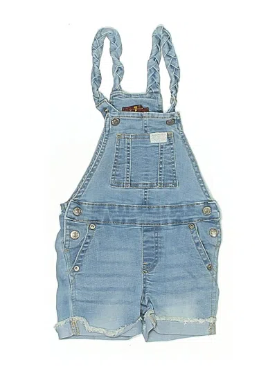 Pre-owned 7 For All Mankind Kids' Overalls In Blue