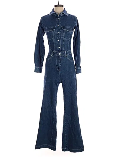Pre-owned 7 For All Mankind Overalls In Blue