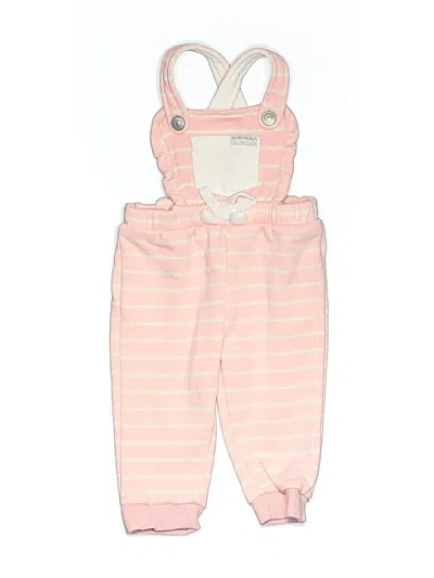 Pre-owned 7 For All Mankind Babies' Overalls In Pink