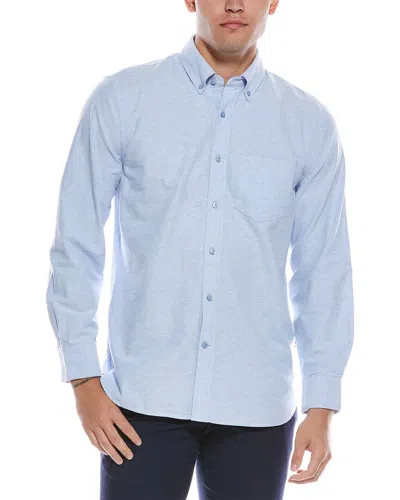 7 For All Mankind Oxford Shirt In Blue