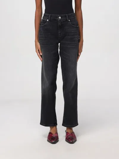 7 For All Mankind Pants  Woman Color Black