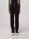 7 For All Mankind Pants  Woman Color Brown In Brown