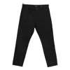 7 For All Mankind Cotton-blend Trousers In Black