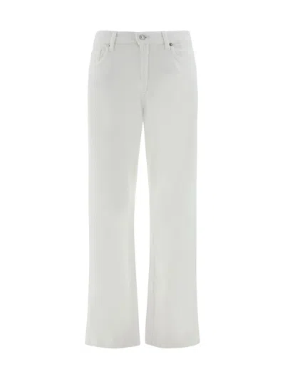 7 For All Mankind Pants In White