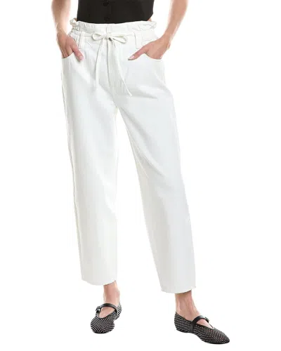 7 For All Mankind Paperbag White Balloon Jean