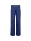 7 For All Mankind Patch-pocket Jeans In Blue