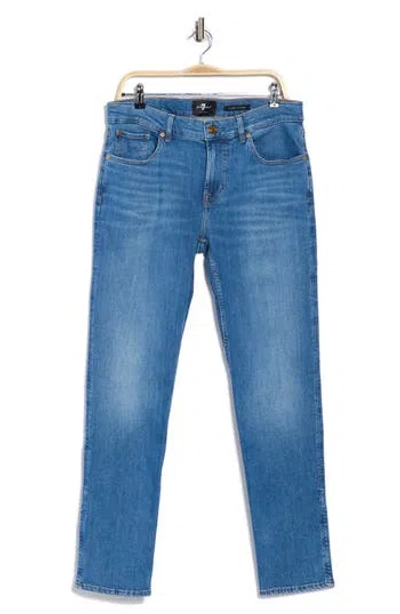 7 For All Mankind Paxtyn Tapered Skinny Jeans In Blue