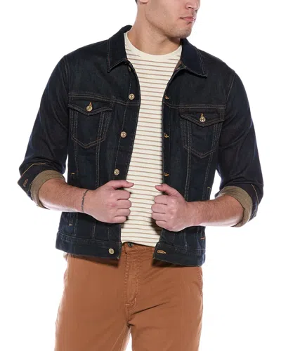 7 For All Mankind Perfect Denim Jacket In Blue