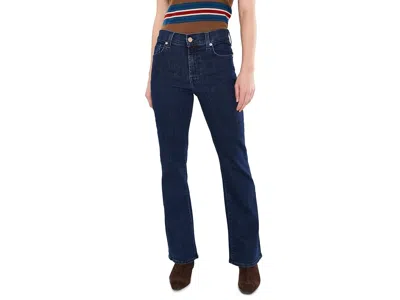 7 For All Mankind Petite The Leggy Bootcut Women's Jeans Classical: 28 30, Denim In Blue