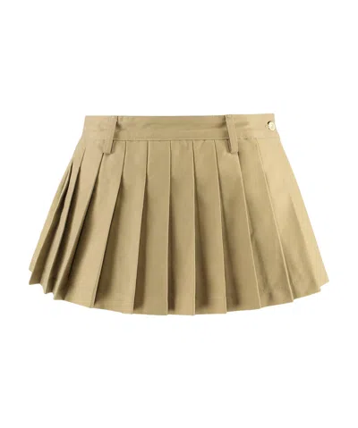 7 FOR ALL MANKIND 7 FOR ALL MANKIND PLEATED TWILL SKIRT