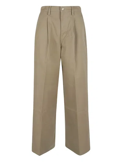 7 FOR ALL MANKIND PLEATED TROUSERS