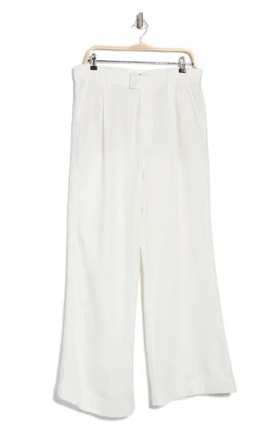 7 For All Mankind Pleated Wide Leg Trousers In Vesper