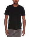 7 For All Mankind Pocket T-shirt In Black
