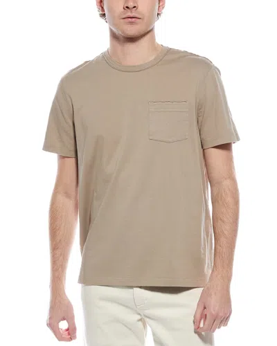7 For All Mankind Pocket T-shirt In Neutral