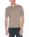 7 For All Mankind Polo Sweater In Brown