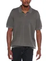 7 For All Mankind Polo Sweater In Grey