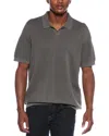 7 For All Mankind Polo Sweater In Grey