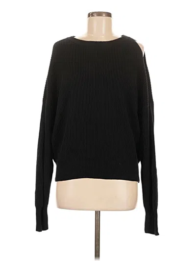 Pre-owned 7 For All Mankind Pullover Sweater In Black