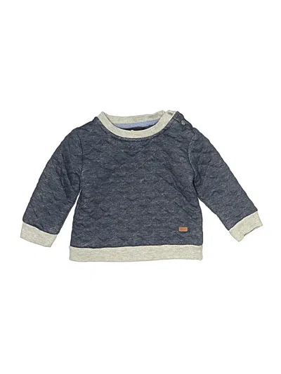 Pre-owned 7 For All Mankind Babies' Pullover Sweater In Blue