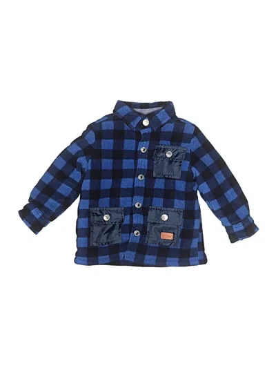 Pre-owned 7 For All Mankind Kids' Pullover Sweater In Blue