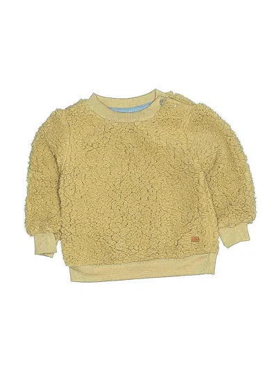 Pre-owned 7 For All Mankind Babies' Pullover Sweater In Gold
