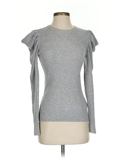 Pre-owned 7 For All Mankind Pullover Sweater In Gray