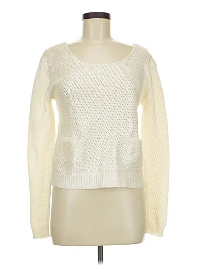 Pre-owned 7 For All Mankind Pullover Sweater In Ivory