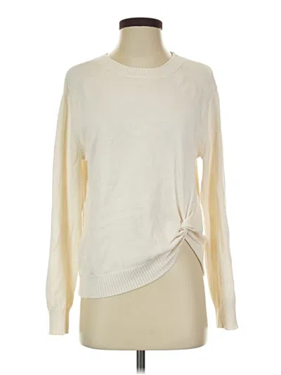 Pre-owned 7 For All Mankind Pullover Sweater In Ivory