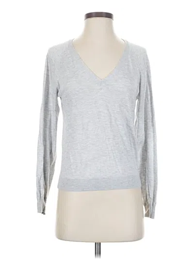 Pre-owned 7 For All Mankind Pullover Sweater In Silver