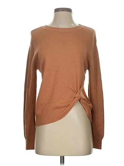 Pre-owned 7 For All Mankind Pullover Sweater In Tan
