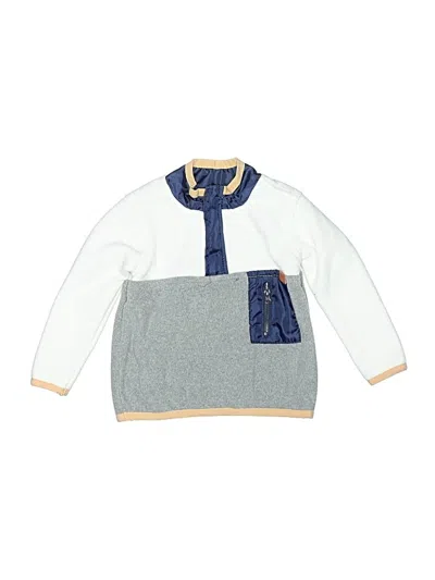 Pre-owned 7 For All Mankind Kids' Pullover Sweater In White