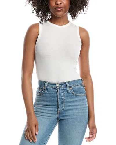 7 For All Mankind Racer Tank In White
