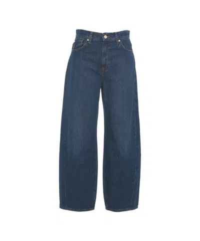 7 For All Mankind Relaxed Fit Boyfriend Jeans In Blue