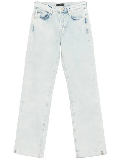 7 For All Mankind Relaxed Fit High-waisted Denim Trousers