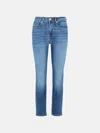 7 For All Mankind 'relaxed Skinny' Blue Cotton Jeans In Blue