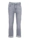 7 For All Mankind Relaxed Skinny Fit Denim Jeans In Blue