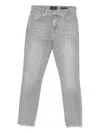 7 For All Mankind Relaxed Skinny Full Scale Trousers In Gold